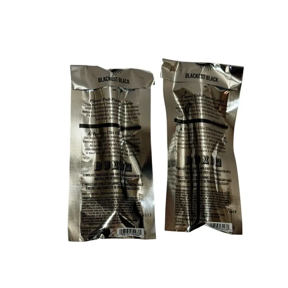 Buxom Blackest Black Lash Mascara NEW Travel Size Lot Of 2